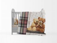 Σεντόνια Set Bebe (1 pc 120x180 1 pc 100x150 1pc 35x45) design Brothers Bears